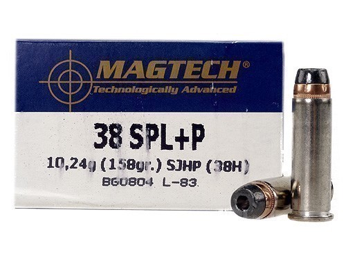 Magtech 38H 38 Special +P 158 Grain SJHP Box of 50