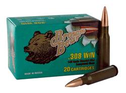 Brown Bear 308 145 GR FMJ Lacquer 20 round Box