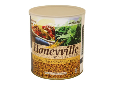 Honeyville Chicken Flavored TVP Can (1-2.5lb Can)