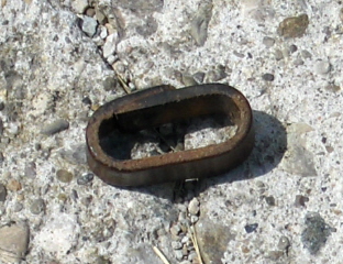 Hungarian Leather Sling Retaining Ring