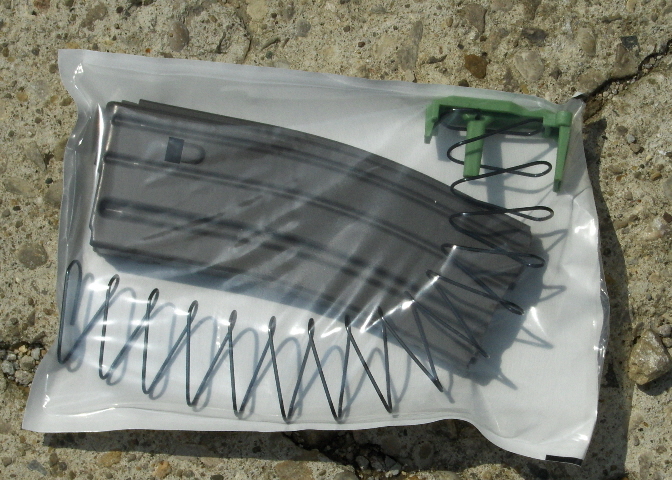 C Products AR15 30rnd. Grey Teflon w/Green Follower REBUILD KIT