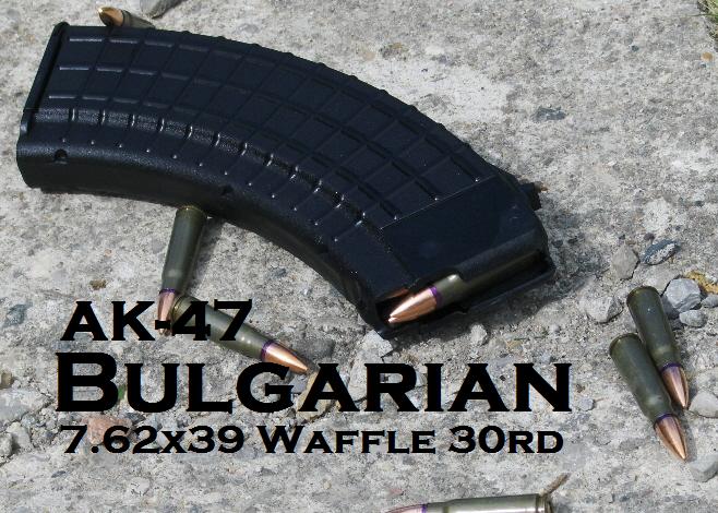 AK-47 7.62x39 Bulgarian Waffle 30rnd (BLACK)