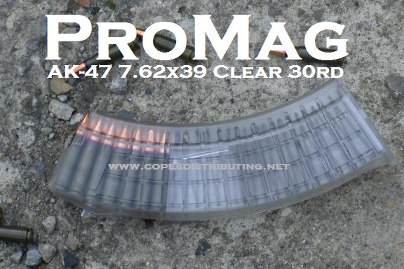 AK-47 ProMag 30rnd. Clear Magazines