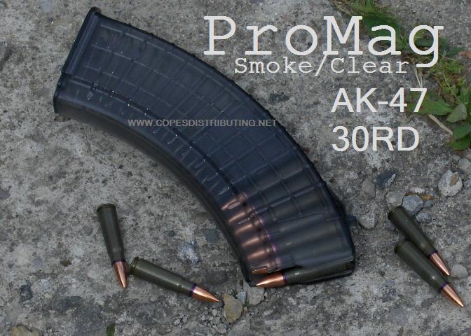 AK-47 30rnd. ProMag Smoke/Clear Magazine