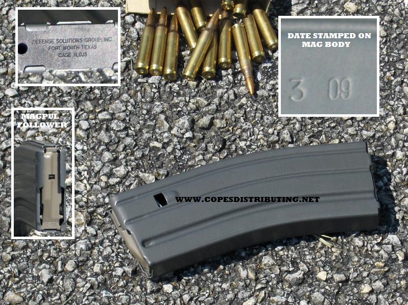 D&H AR15 30rnd. Magazines w/MagPul Followers