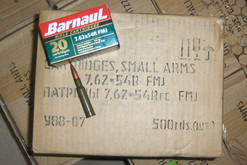 Barnaul 7.62x54R 500rd. Case