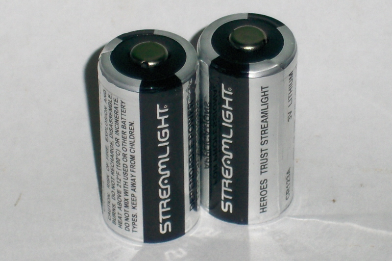 Streamlight 3 Volt Lithium (CR123) Battery 2 Pack
