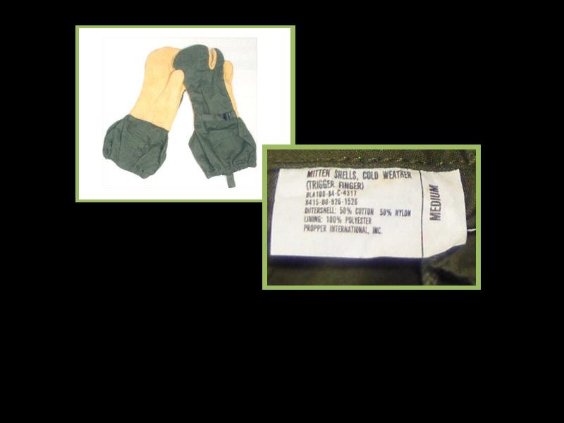 USGI Cold Weather, Mitten Shell, With Trigger Finger
