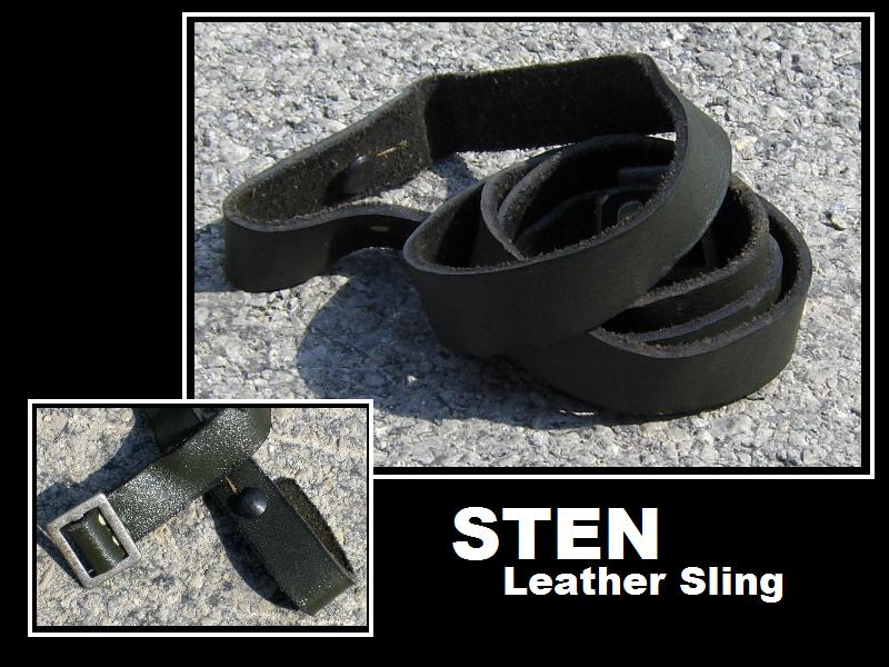 Sten Black Leather Sling