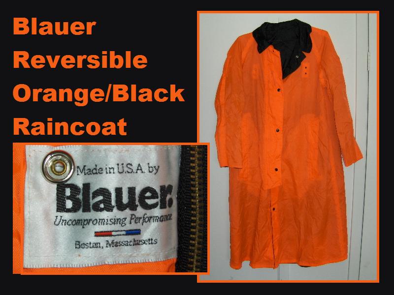 Blauer Reversible Orange/Black Raincoat 40R