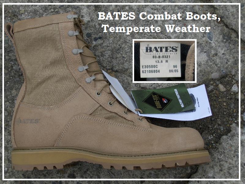 BATES Combat Boots, Temperate Weather,13.5