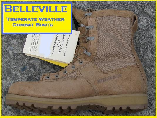 Belleville Combat Boots, Temperate Weather, TWA 14.5