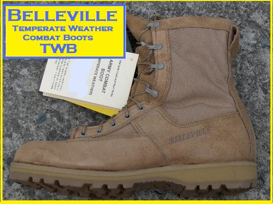 Belleville Combat Boots, Temperate Weather, TWB, 14.5