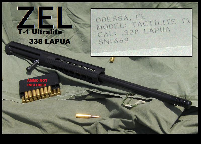 ZEL 338 Lapua AR Complete 24" Upper