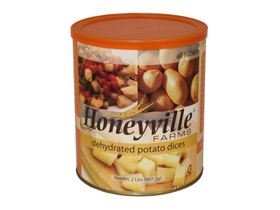 Honeyville Dehydrated Potato Dices 2lb Can