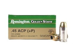 Remington Golden Saber 45ACP +P 185 25rnd. Box