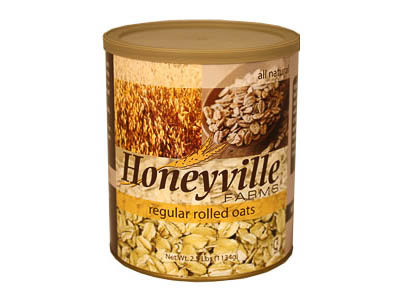 Honeyville Regular Rolled Oats Case (6/2.5lb Cans)