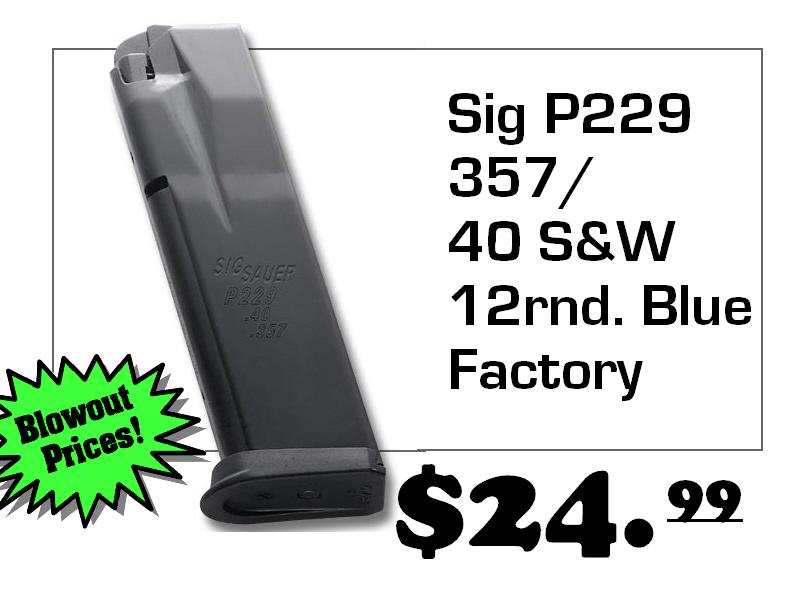 Sig P229 357/40 S&W 12rnd. Blue New Factory