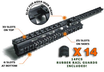 UTG 10/22 Quad Rail System