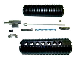 TNW AR-15 Gas Piston System Conversion - Nickel Plated