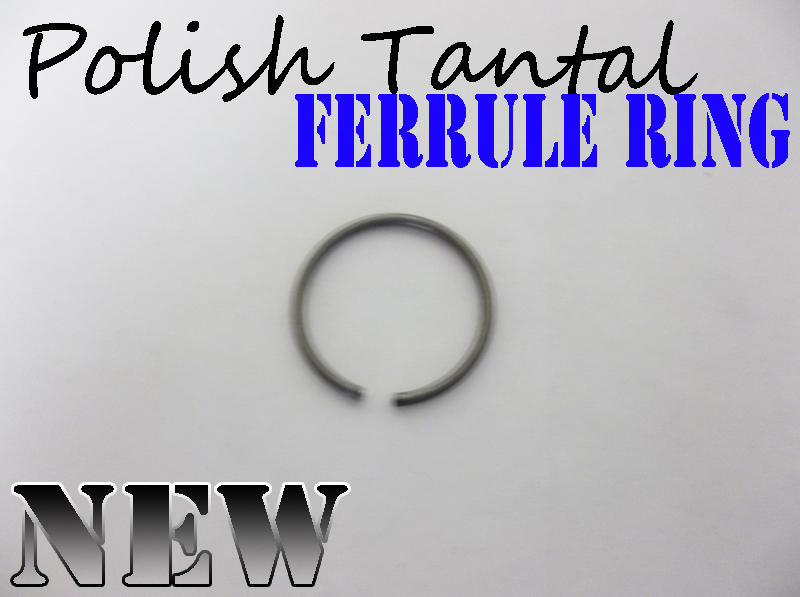 Polish Tantal Ferrule Ring