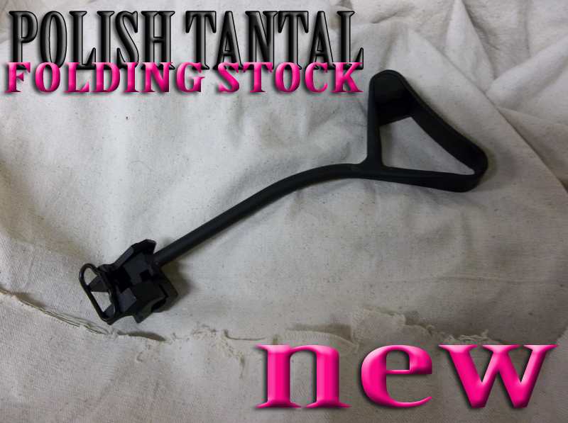 BLOW OUT Polish Tantal Folding Stock & Trunnion
