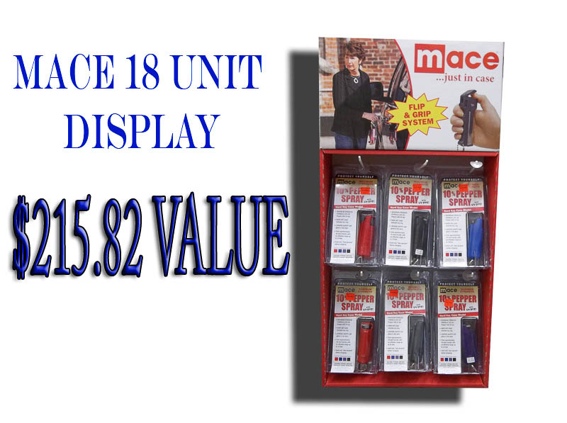 MACE 18 UNIT COUNTER TOP DISPLAY