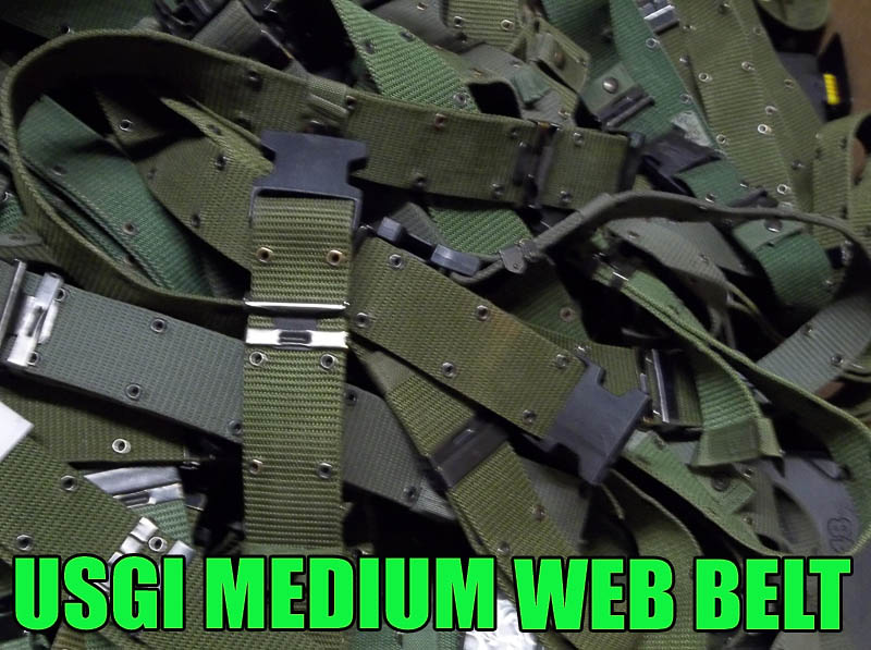 USGI MEDIUM WEB BELT (30 PACK)