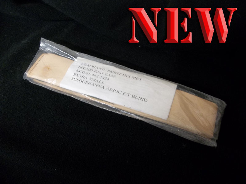 HEADBAND, PASGT HELMET *NEW* (EXTRA SMALL)