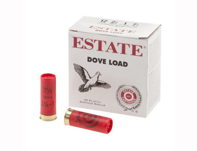 Estate Dove Load (#7.5) 12 Gauge Shotshells 25rd Box