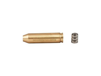 243/.308 WIN/7MM-08 REM Cartridge Red Laser Bore Sighter