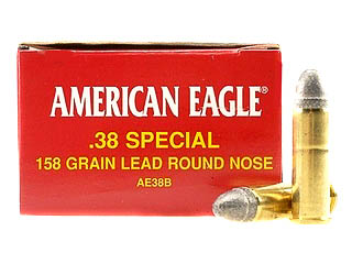 Federal AE38B 38 Special 158 Grain Lead Round Nose 50rnd. Box