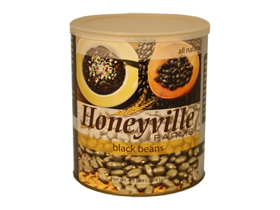 Honeyville Black Beans 4.5lb Can
