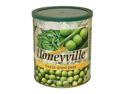 Honeyville Freeze Dried Peas Can (1.25lb Can)