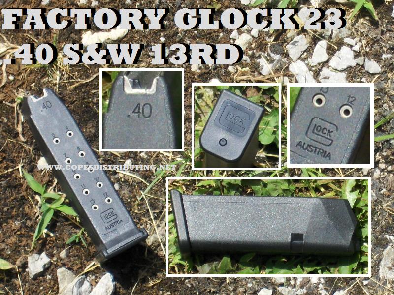 Glock Model 23 .40S&W Factory FML (Full Metal Lined) 13rnd