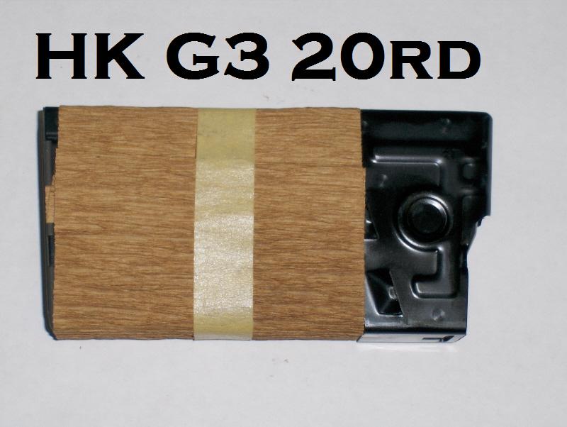 HK91/G3 Aluminum. 20rd Wrapped In Paper