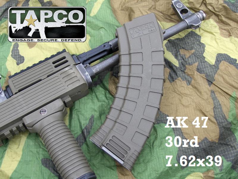 TAPCO 30rd AK-47 Mag OD Green