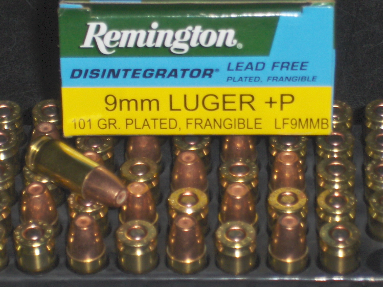 Remington Disintegrator Lead Free 9mm +P 101gr 50rd LF9MMB