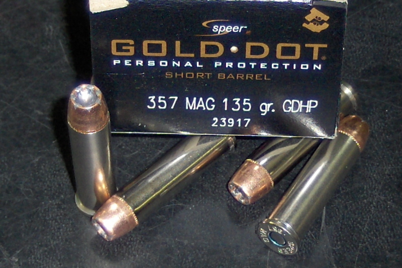 Speer Gold Dot 357 Magnum 135gr GDHP 20Rd Box Short Barrel