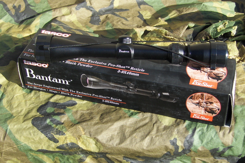 Tasco Shotgun/Blackpowder Scope 3-9x40