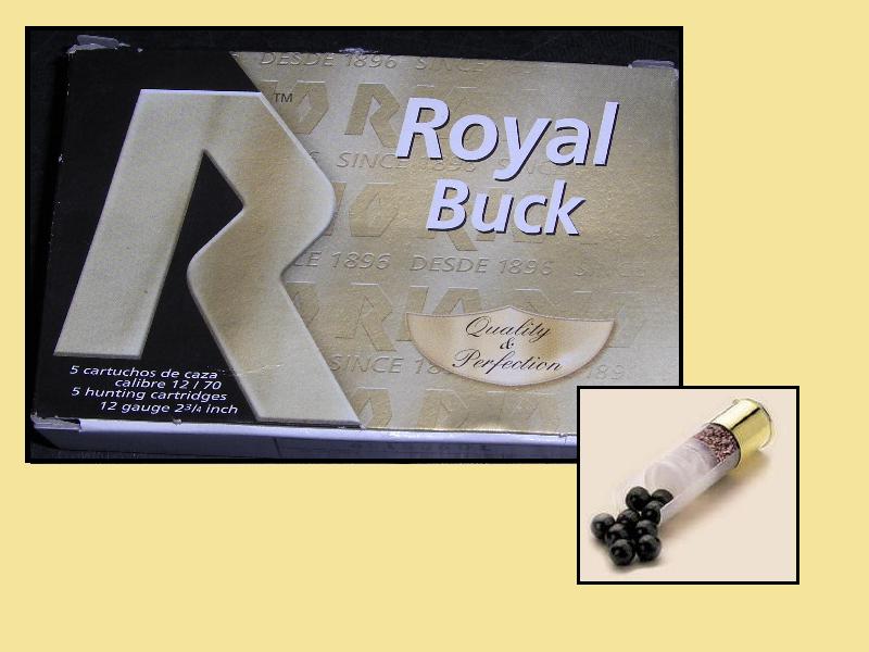 Rio Royal 00 Buck, 12ga, 2 3/4, 9 pellet, 5rd box