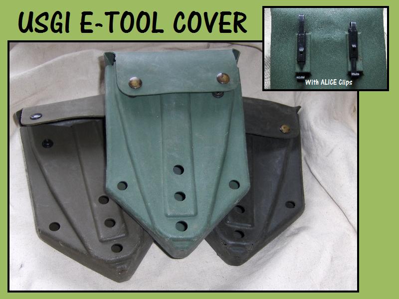 USGI E Tool Cover with ALICE Clips