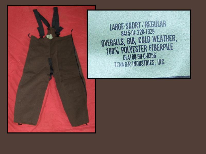 USGI BEAR SUIT Bib Overalls (Large-Short/Regular)