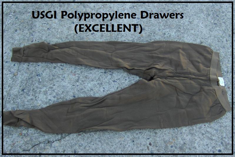 USGI Polypropylene Drawers X-Small (EXCELLENT)