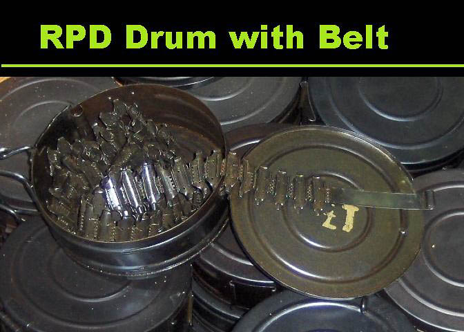 BULGARIAN RPD Drum with 100rd Belt