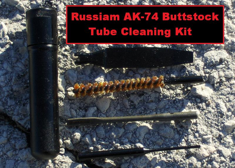Russian AK-74 Buttstock Tube Cleaning Kit
