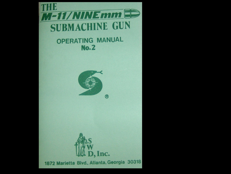 COBRAY M-11 NINE MM OPERATING MANUAL