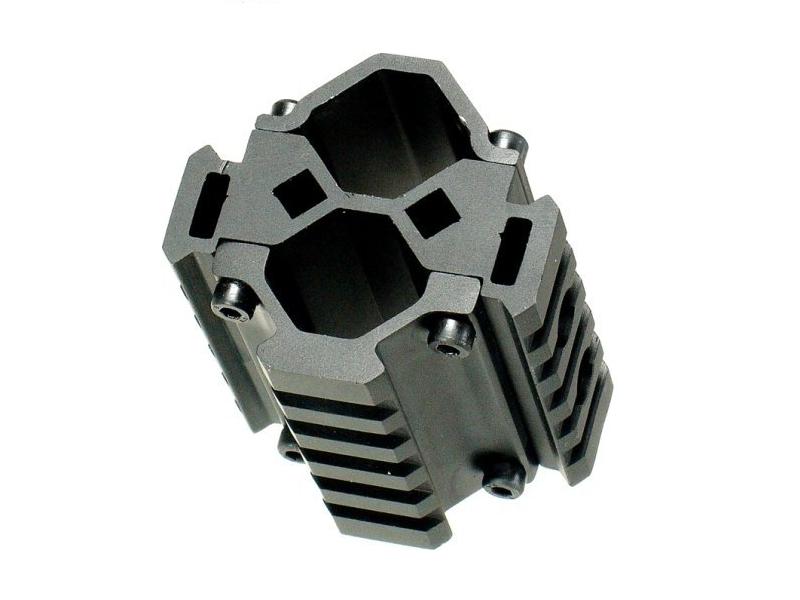 UTG Deluxe Shotgun/Paintball Tri-Rail Barrel Mount MNT-BR005XL