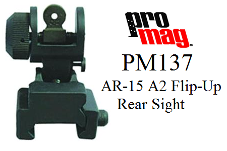 ProMag AR-15 A2 Flip-Up Rear Sight PM137
