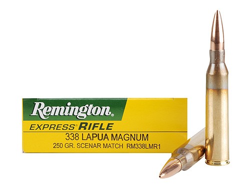 Remington 338 Lapua Magnum 250 Grain Scenar Match Box of 20